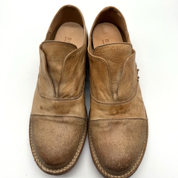 Bed Stu Shoes - Bed Stu Cobbler 8 Women's Leather Slip On Flats Shoes Boots  Tanned Organic